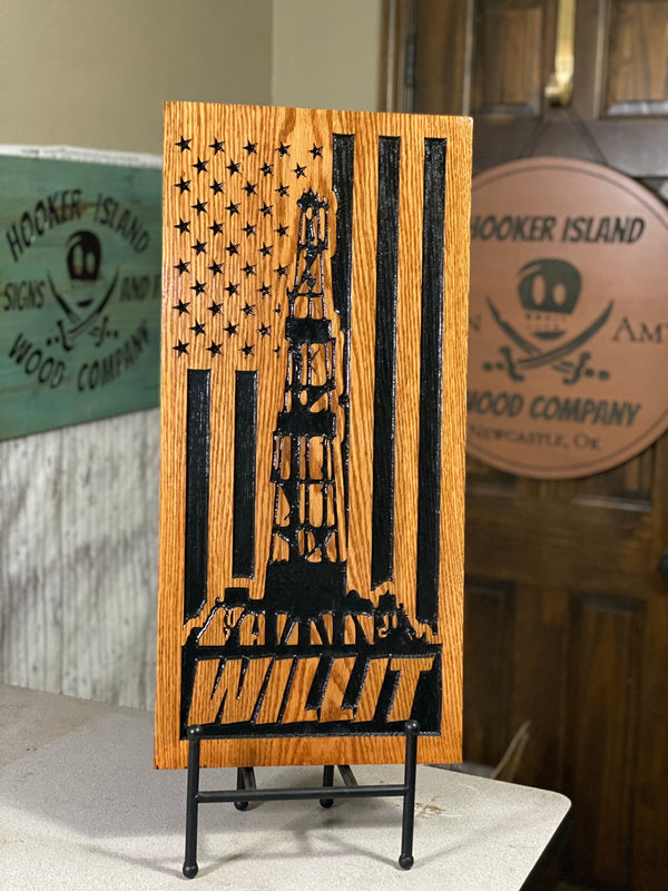 American Drilling Rig - Oilfield Wall Art