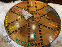 Wooden Carbles Board Game With Dice and Marbles, Free Personalization