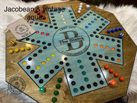 Custom Wahoo Aggravation board games personalized including dice and marbles